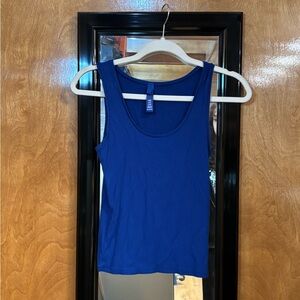 SKIMS Ribbed Tank Top Blue Size XL Modal Blend